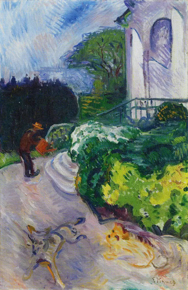 Dansk gartner Dr. Lindes have - Edvard Munch