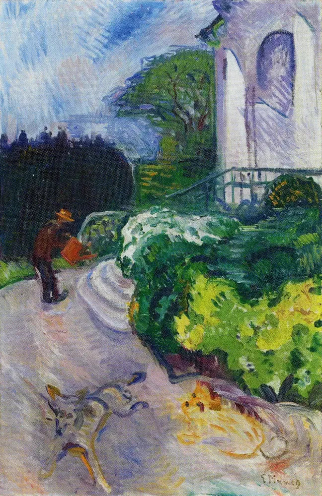 Dansk gartner Dr. Lindes have - Edvard Munch