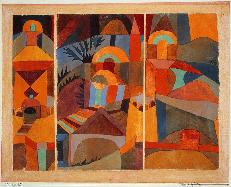 Tempelets hager - Paul Klee