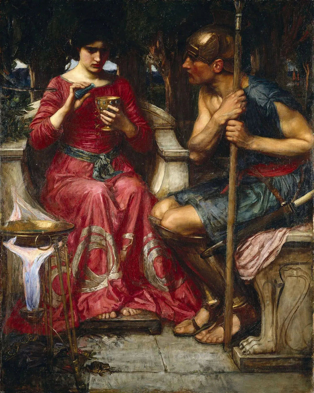 Jason et Médée - John William Waterhouse image 1 copie de tableau peinte à la main