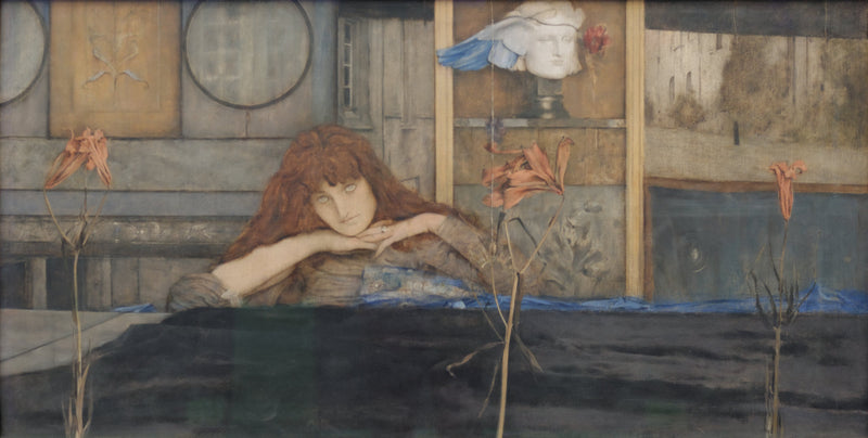 Jeg lukker døren min mot meg selv - Fernand Khnopff