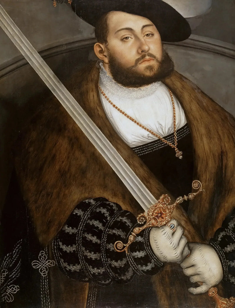 Jean-Frédéric den Store, elektorer av Sachsen - Lucas Cranach den eldre
