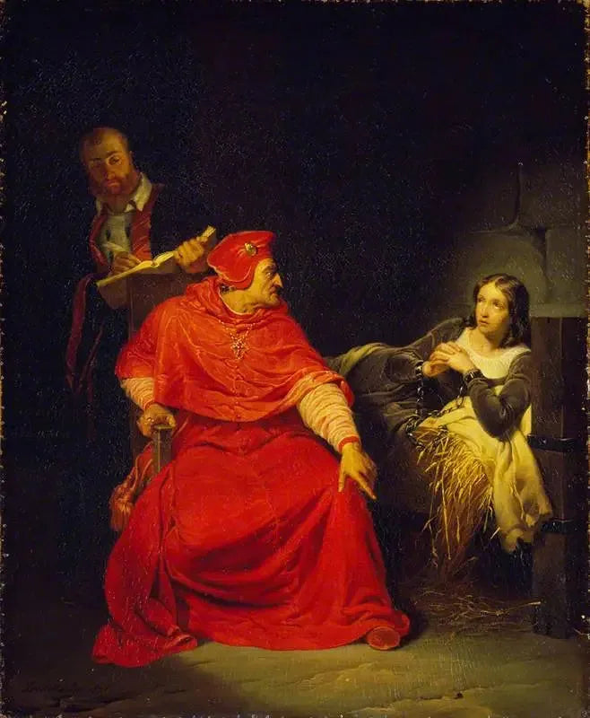 Jomfru Maria i fengsel - Paul Delaroche

Source:
Jeanne d'Arc en prison - Paul Delaroche