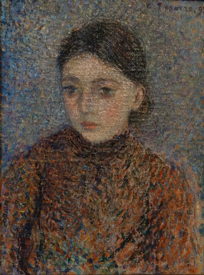 Jeanne Pissarro, kalt Cocotte, i byste - Camille Pissarro