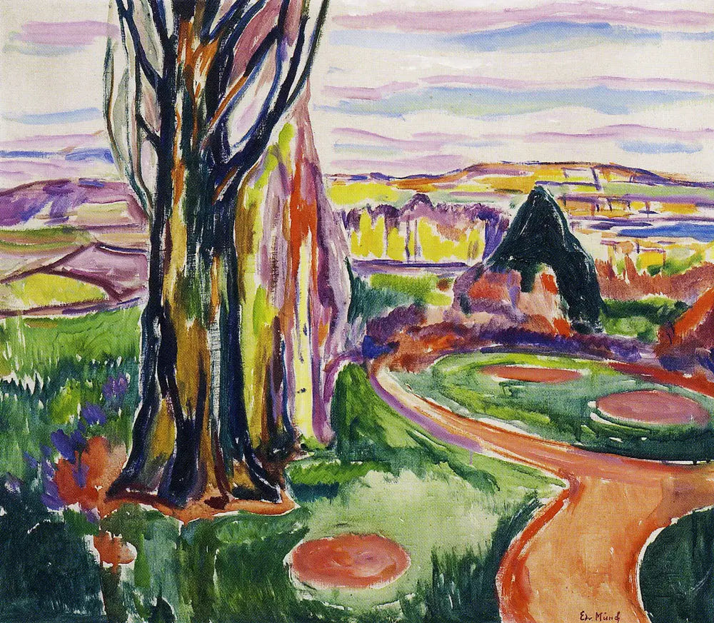 Reproduction du tableau « Jeløya - Edvard Munch » par Alpha Reproduction en peinture à l’huile