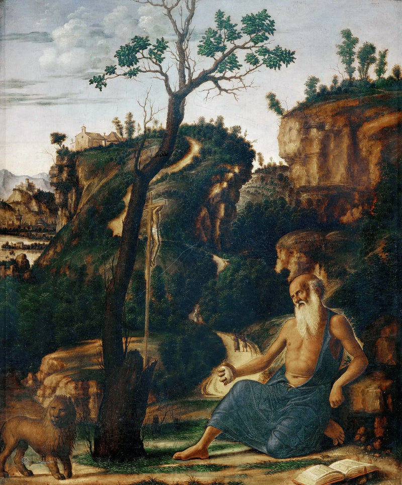 Jérôme i ørkenen - Cima da Conegliano