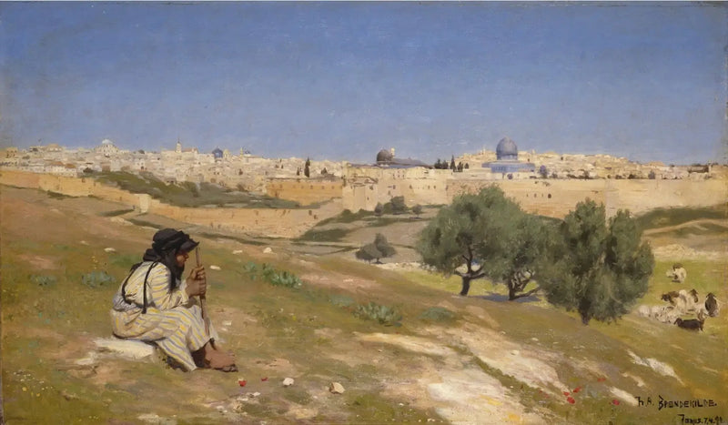 Jerusalem sett fra sørøst - H. A. Brendekilde

Source:
Jérusalem vue du sud-est - H. A. Brendekilde