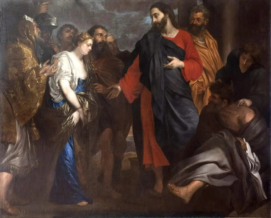 Jesus og den adulterende kvinnen - Antoine van Dyck

Source:
Jésus et la femme adultère - Antoine van Dyck
