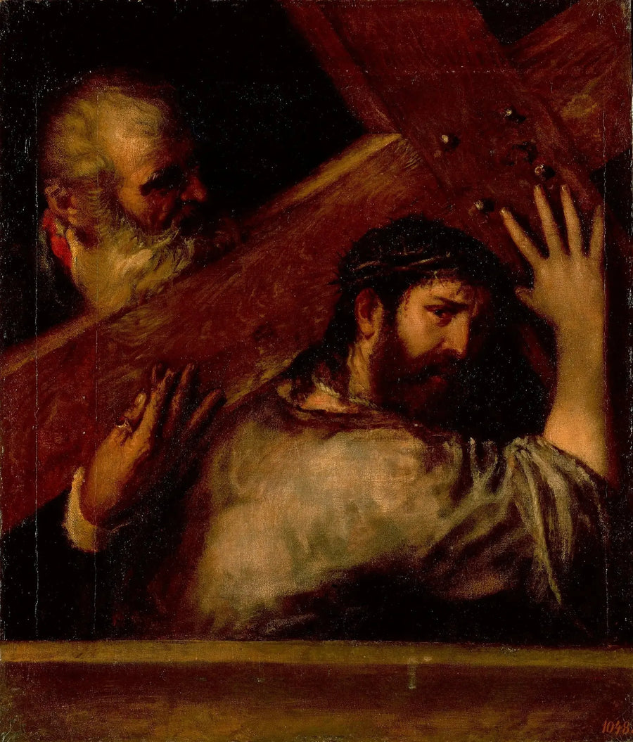 Jesus bærer sitt kors - Titian