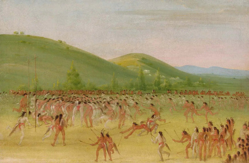 Choctaw ballspill – Ball Down - George Catlin

Source:
Jeu de balle des Choctaws – Ball Down - George Catlin