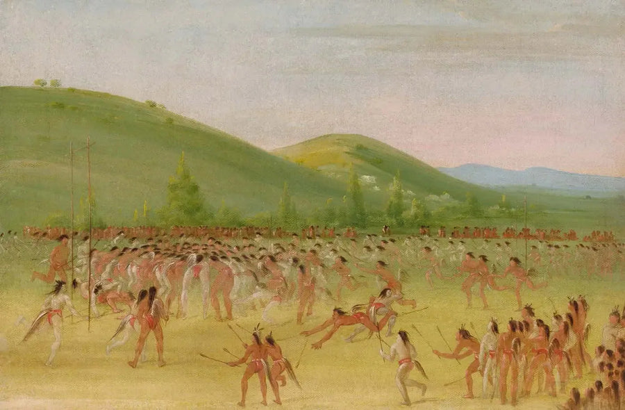 Choctaw ballspill – Ball Down - George Catlin

Source:
Jeu de balle des Choctaws – Ball Down - George Catlin