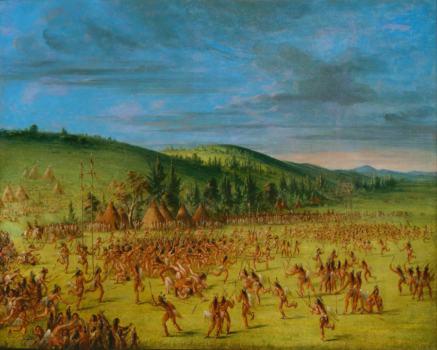 Choctaw ballspill: Ball Up - George Catlin

Source:
Jeu de balle des Choctaws : Ball Up - George Catlin