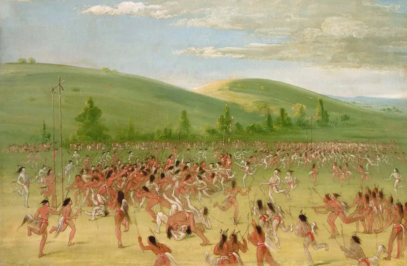 Choctaw ballspill: ball i luften - George Catlin

Source:
Jeu de balle des Choctaws : balle en l'air - George Catlin