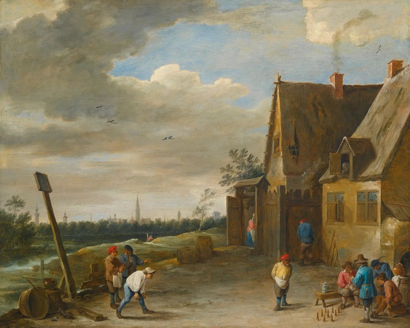 Kulespill med utsikt over Antwerpen - David Teniers den Yngre

Source:
Jeu de quilles avec vue sur Anvers - David Teniers le Jeune