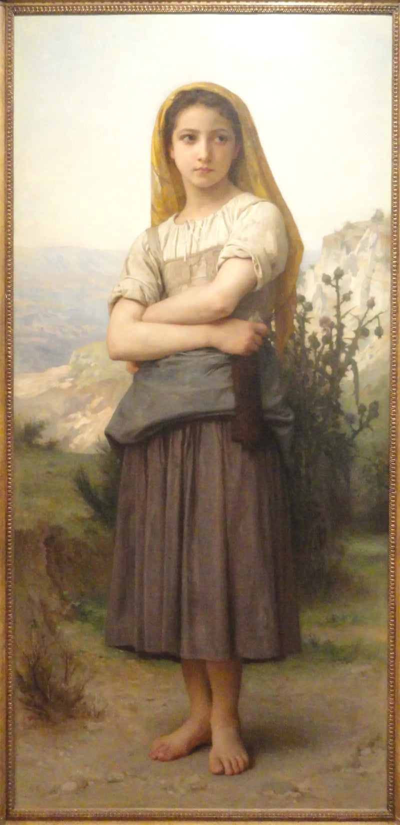 Ung gjeterjente - Bouguereau