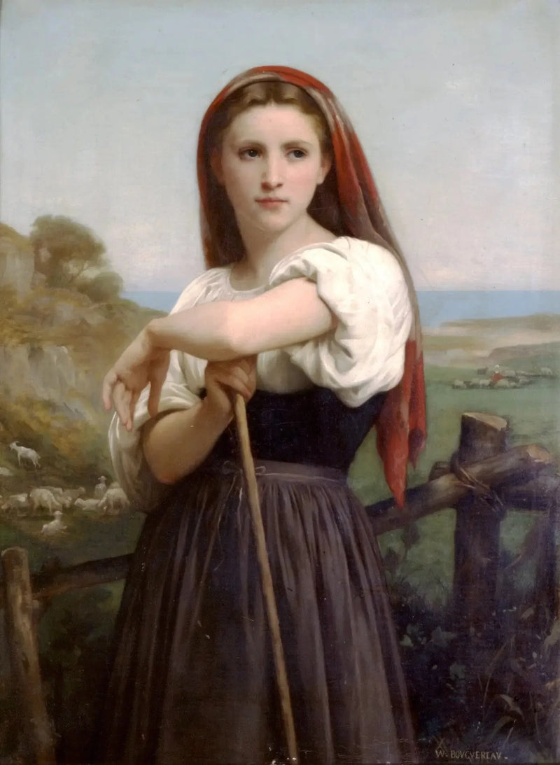 Ung Hyrdinde - Bouguereau