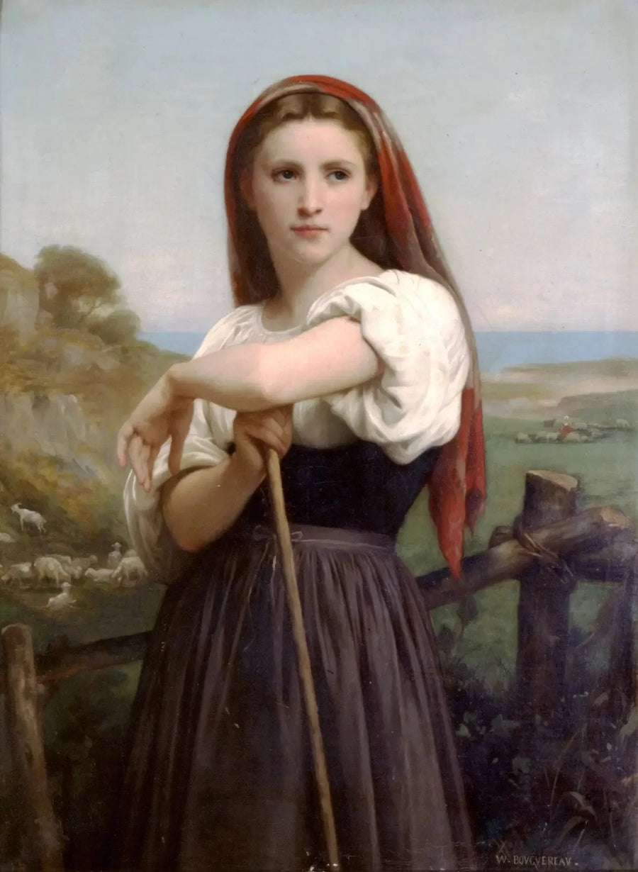 Ung Hyrdinde - Bouguereau