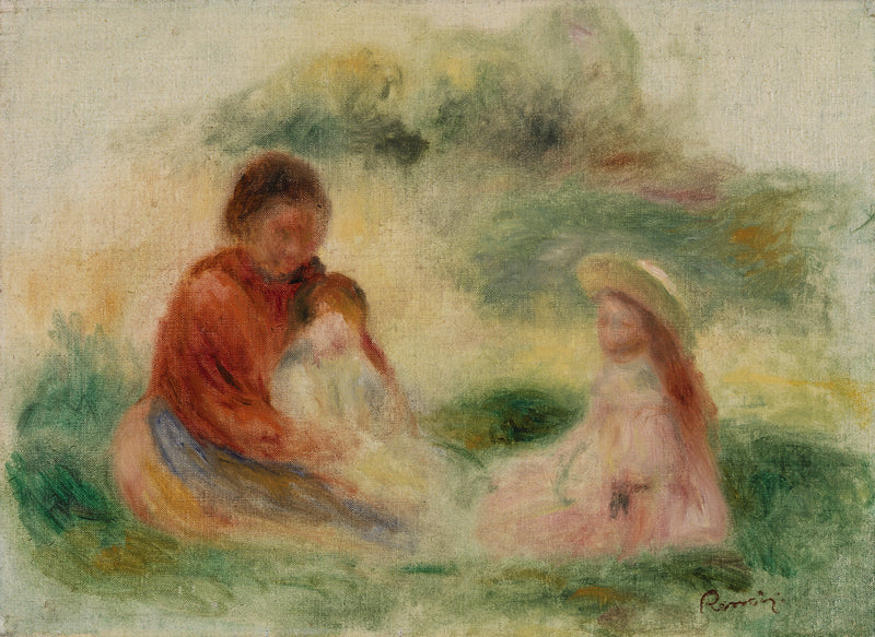 Unge Familie (Den unge familien) - Pierre-Auguste Renoir