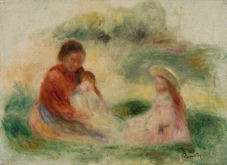 Unge Familie (Den unge familien) - Pierre-Auguste Renoir