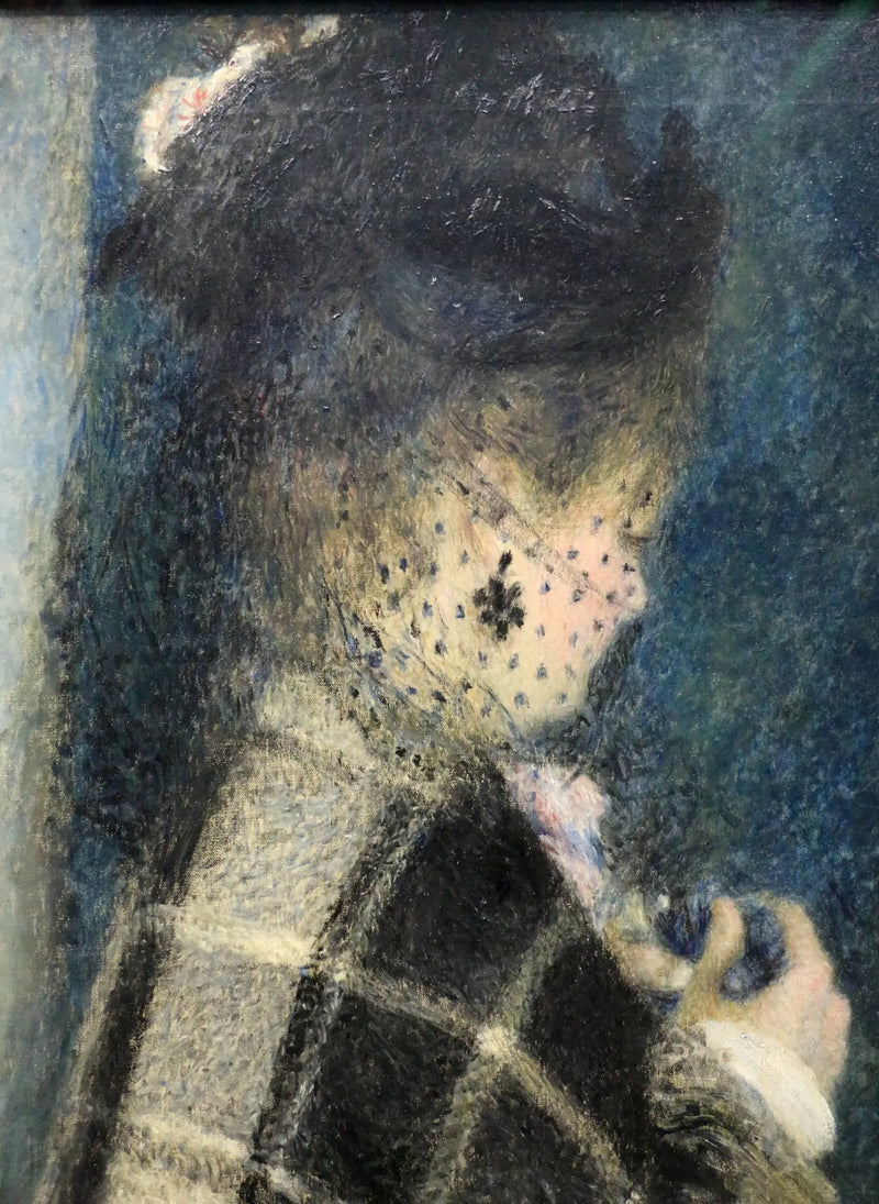 Ung kvinne med slør - Pierre-Auguste Renoir