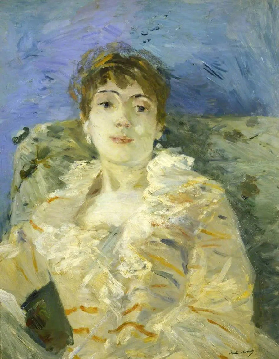Ung kvinne ved sofaen - Berthe Morisot