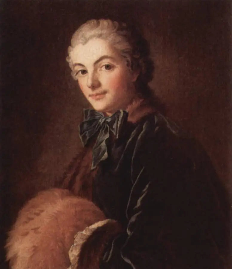 Ung kvinne med erme - François Boucher