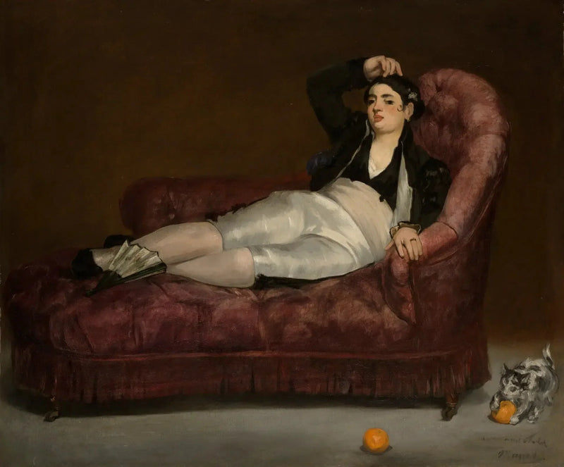 Ung kvinne liggende i spansk kostyme - Édouard Manet