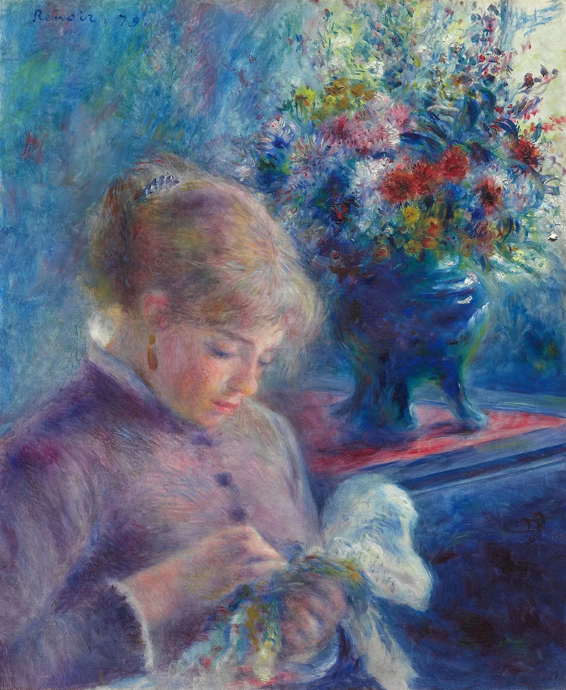 Ung Kvinne Kusine - Pierre-Auguste Renoir