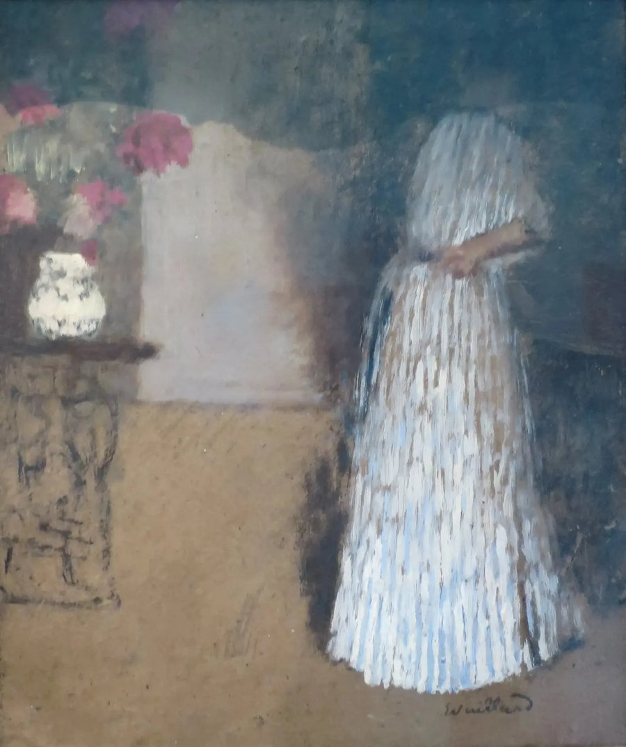Ung kvinne i et rom - Édouard Vuillard