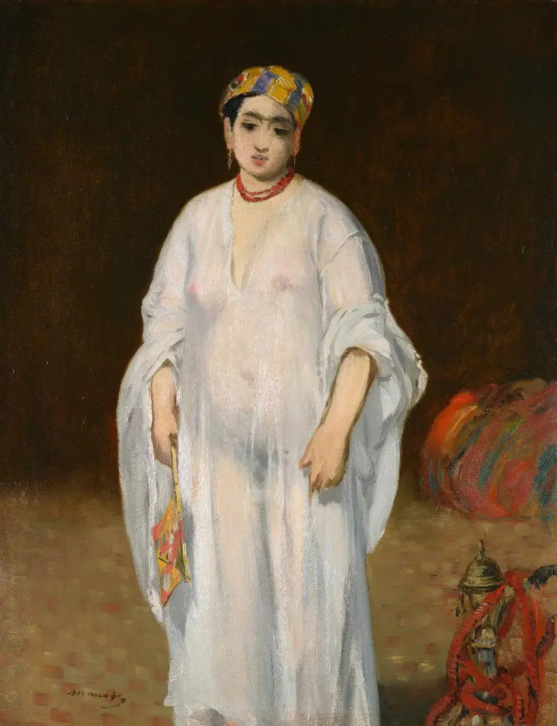 Ung kvinne i en orientalsk kjole - Édouard Manet