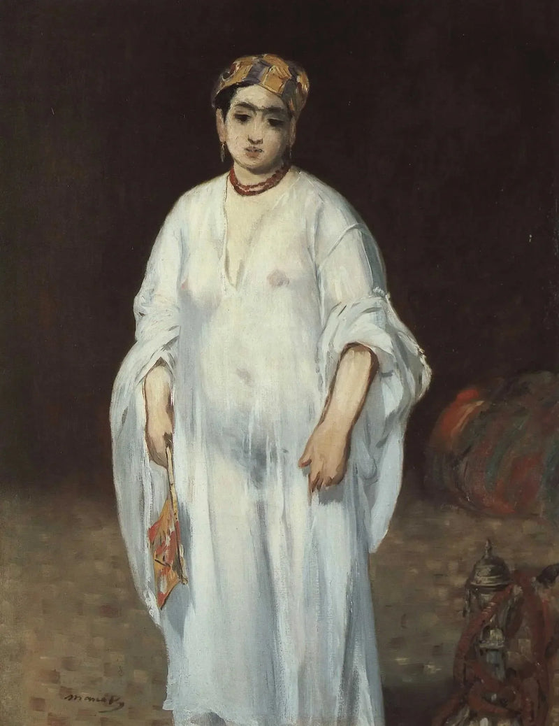 Ung kvinne i en orientalsk kjole - Édouard Manet