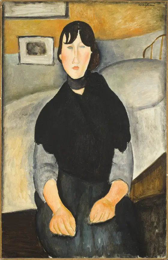 Ung kvinne fra folket - Amedeo Modigliani