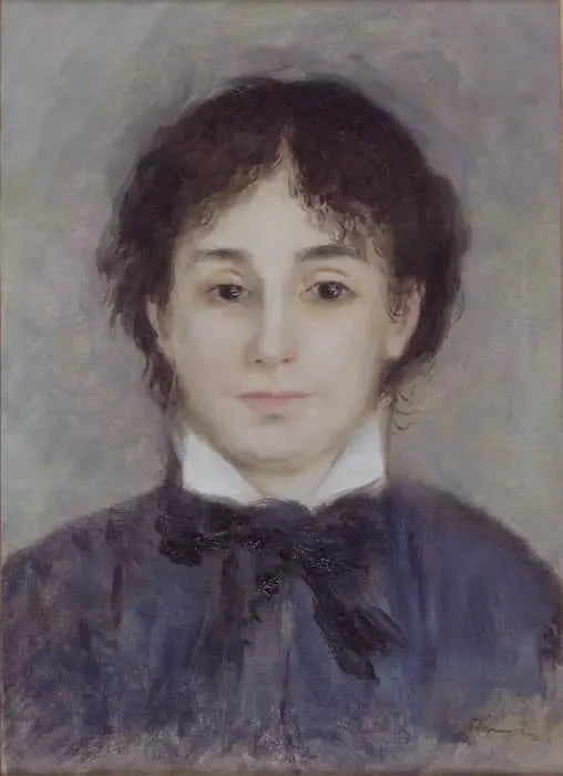 Ung kvinne i blått - Pierre-Auguste Renoir