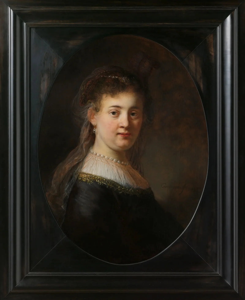 Ung kvinne i fantastisk kostyme - Rembrandt