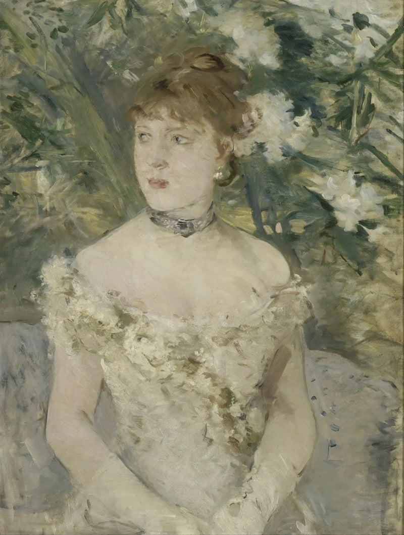 Ung kvinne i balltoalett - Berthe Morisot