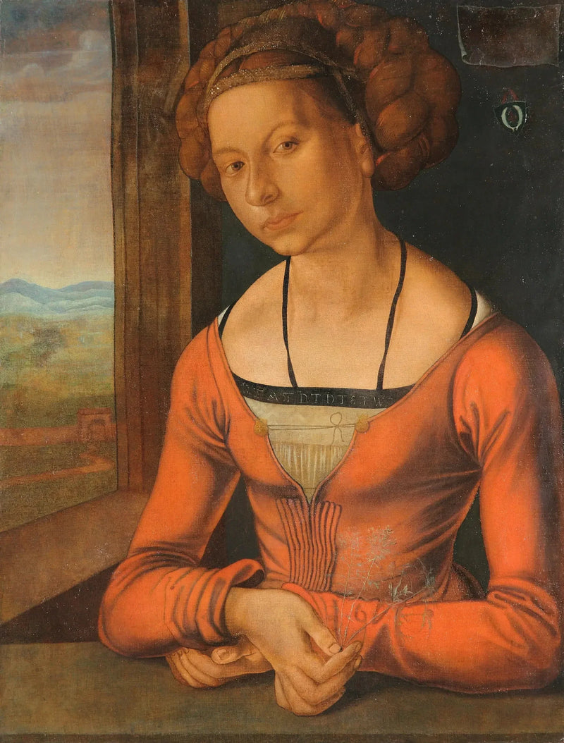 Ung kvinne med flettehår - Albrecht Dürer