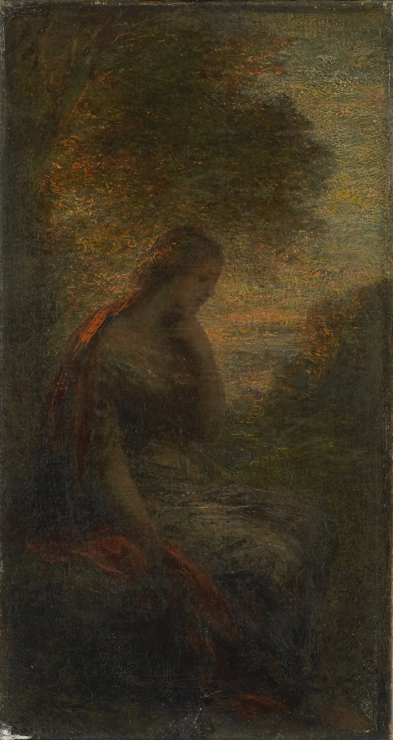 Ung kvinne under et tre ved solnedgang, kalt «Høst» - Henri Fantin-Latour

Source:
Jeune femme sous un arbre au coucher du soleil, appelée « Automne » - Henri Fantin-Latour