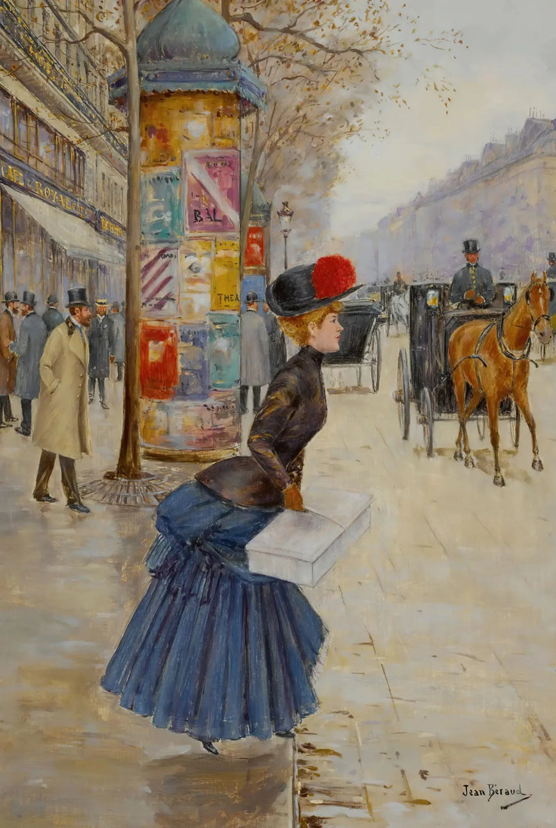 Ung kvinne som går over boulevarden - Jean Béraud

Source:
Jeune femme traversant le boulevard - Jean Béraud