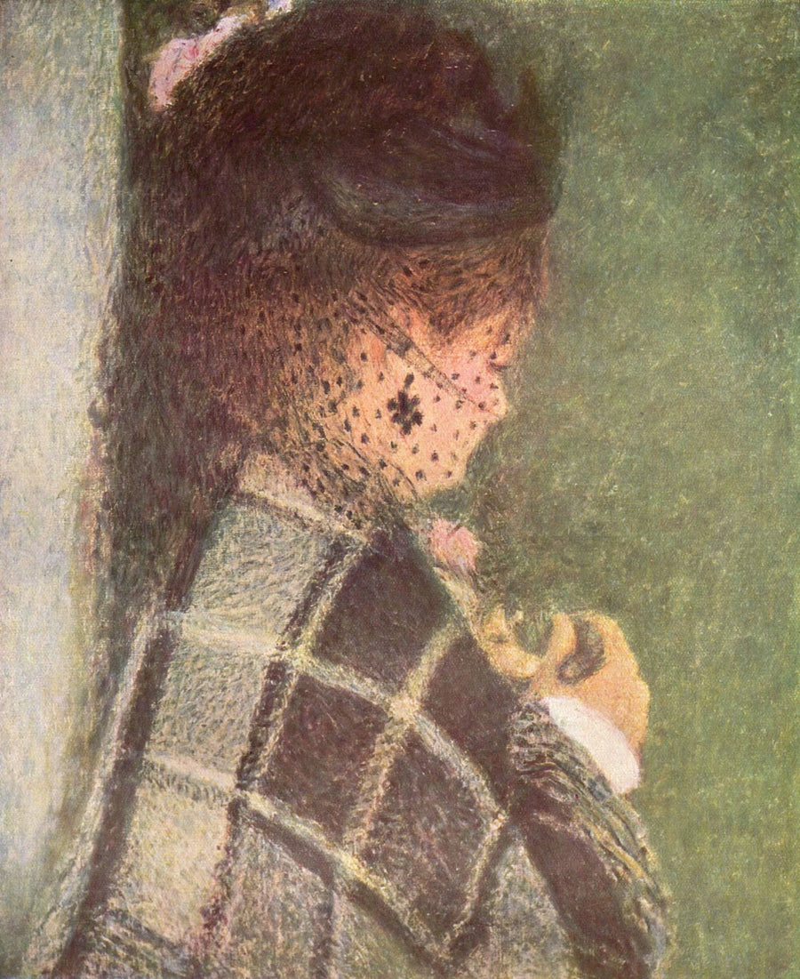 Ung kvinne med slør - Pierre-Auguste Renoir