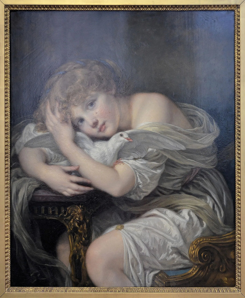 Ung jente med due - Jean-Baptiste Greuze