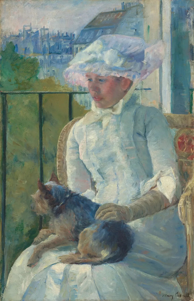 Ung jente ved vinduet - Mary Cassatt