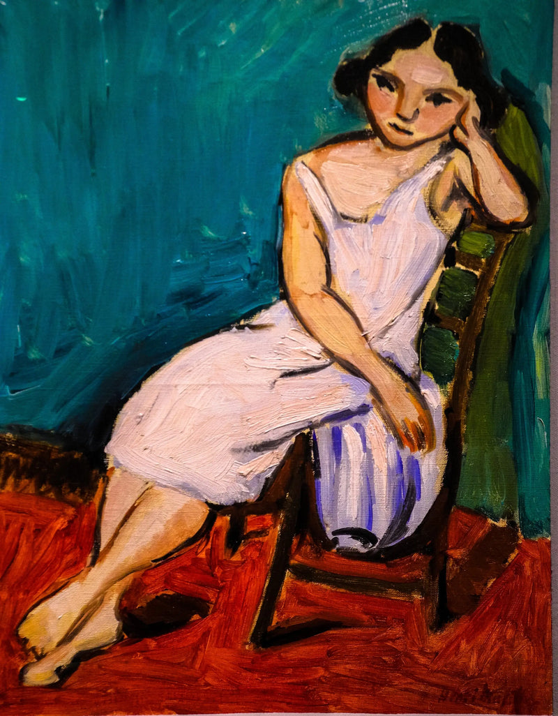 Ung kvinne som sitter - Henri Matisse