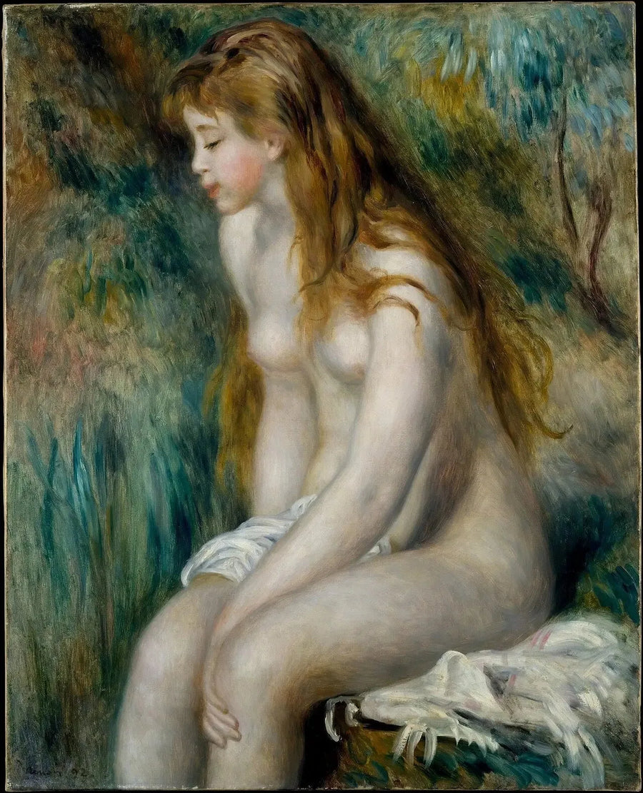 Ung kvinne i badet - Pierre-Auguste Renoir