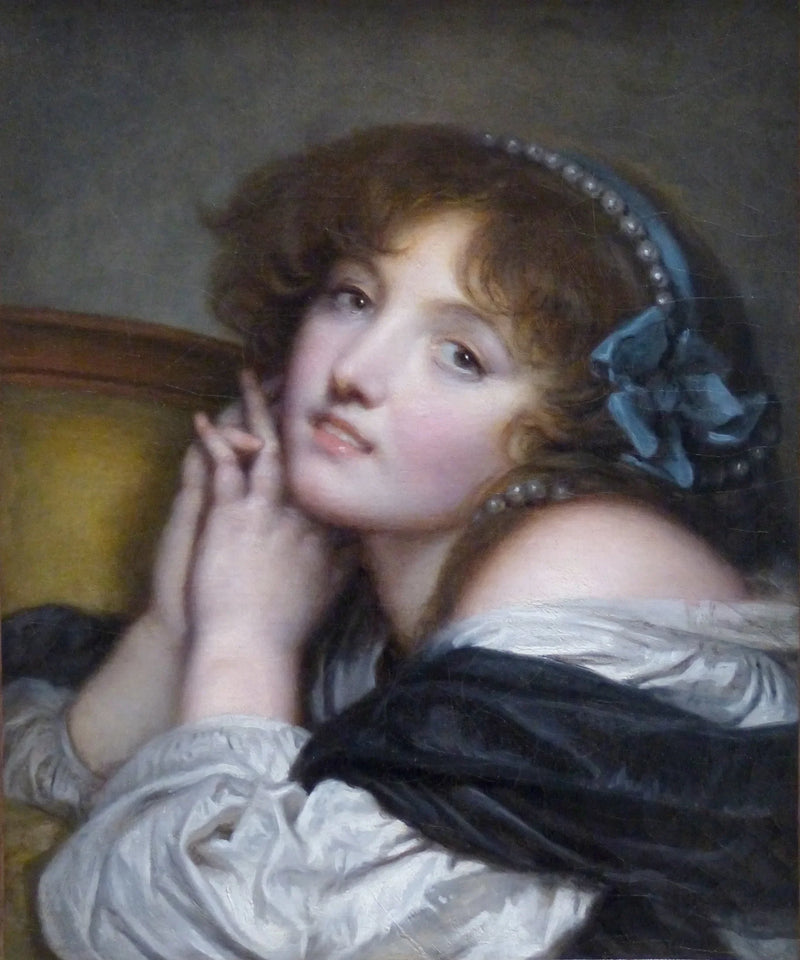 Jente med sammenfoldede hender - Jean-Baptiste Greuze