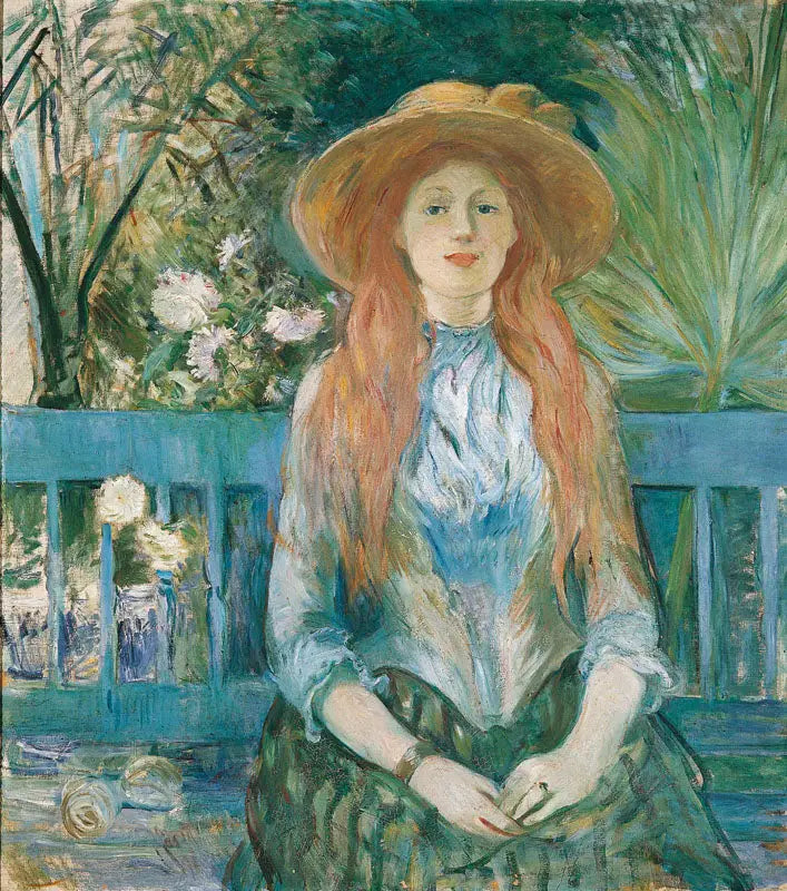 Ung Jente i en park - Berthe Morisot