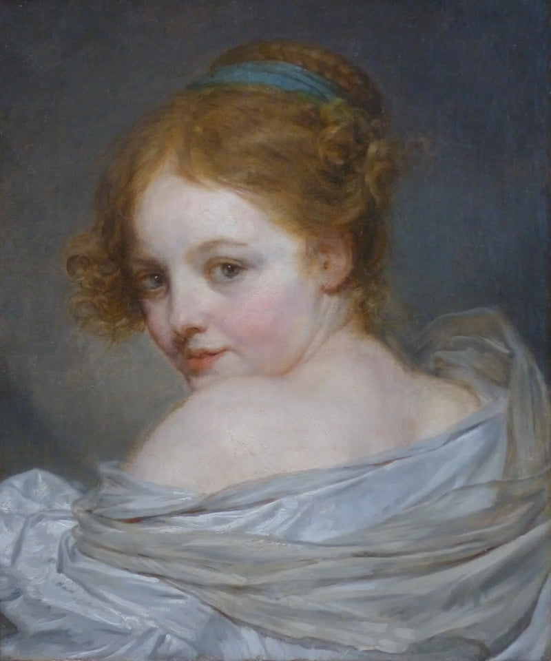 Jente bakfra - Jean-Baptiste Greuze