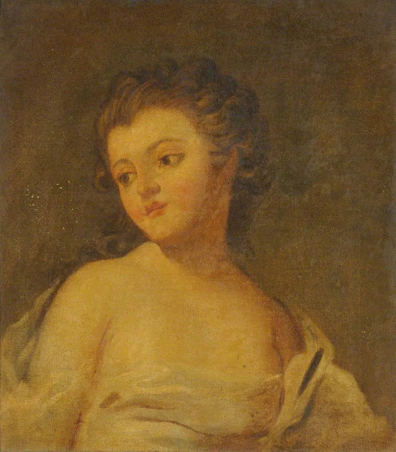 Ung jente, kledd i en kjole - Joshua Reynolds