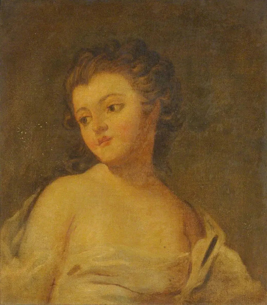 Ung jente, kledd i en kjole - Joshua Reynolds