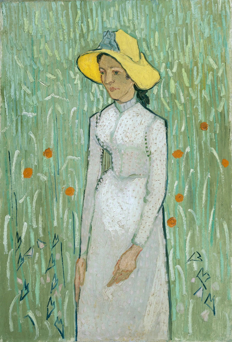 Ung Jente i hvitt - Vincent van Gogh
