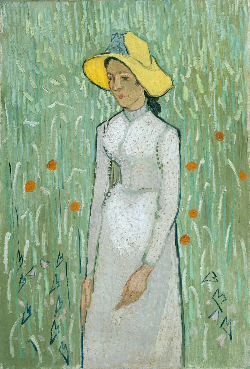 Ung Jente i hvitt - Vincent van Gogh